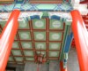 Auspicious ceiling pattern and a Chinese lantern