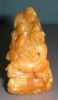 Orange jade piece
